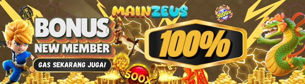 BONUS 100% MAX 1JUTA